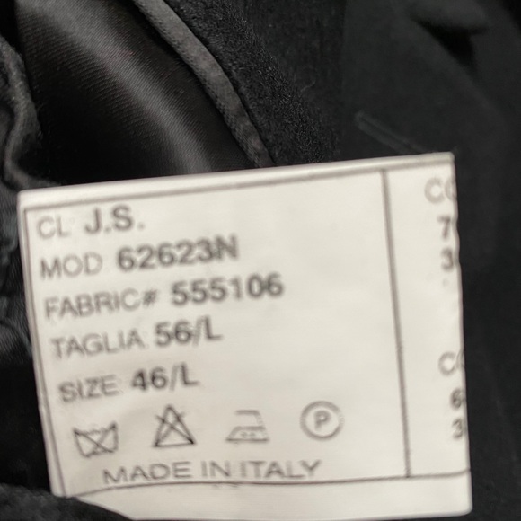 NORDSTROM MENS JACOB SIEGEL LAMBSWOOL COAT 46L - Picture 6 of 13